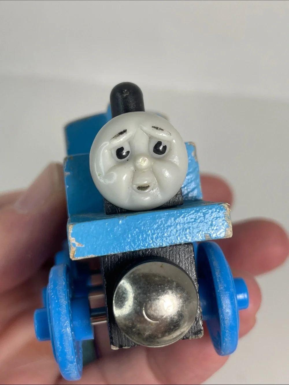 Hard at Work Sad Face THOMAS #1 Tank Engine Himself Wooden Railway Train 1998